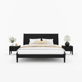 Searcy Solid Wood Platform Bed with Headboard & Slats
