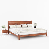 Searcy Solid Wood Platform Bed with Headboard & Slats
