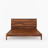 Searcy Solid Wood Platform Bed with Headboard & Slats