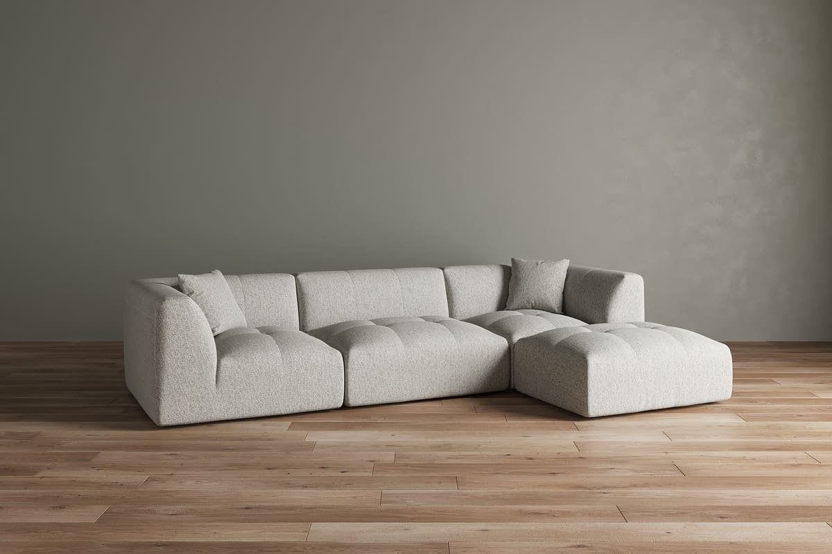 Moda 3 - Pc Modular Sofa with Ottoman - detail view 38