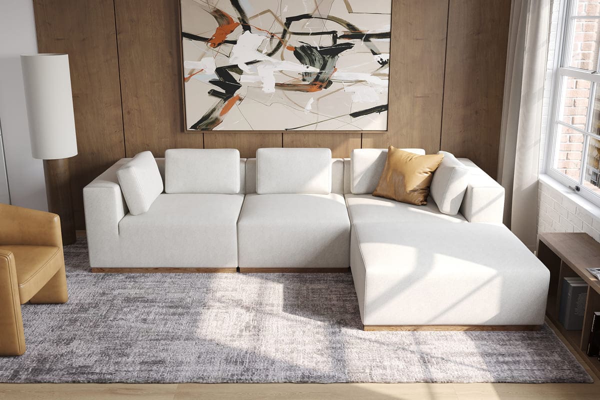 Emerson 3 - Pc Modular Sofa with Ottoman - detail view 16
