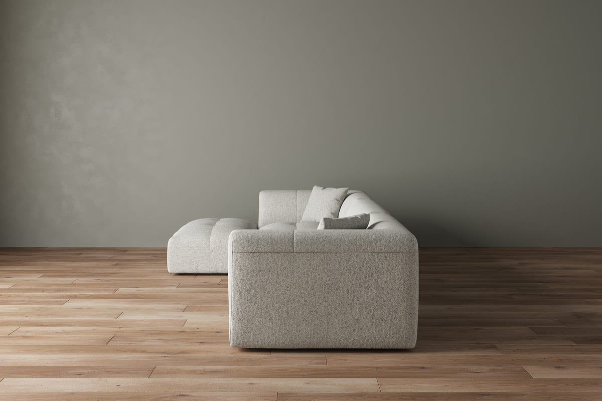 Moda 3 - Pc Modular Sofa with Ottoman - detail view 28