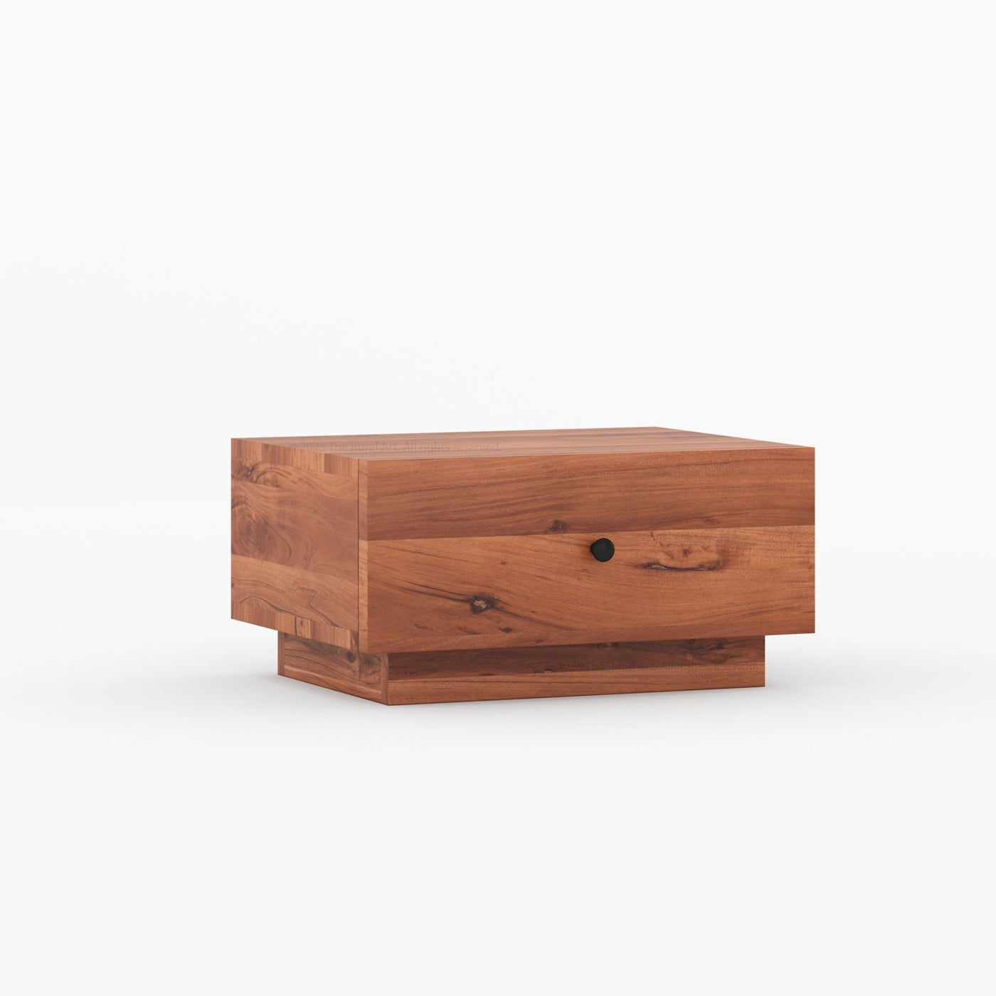 Sheffield Solid Wood Nightstand with Drawer Storage - detail view 10