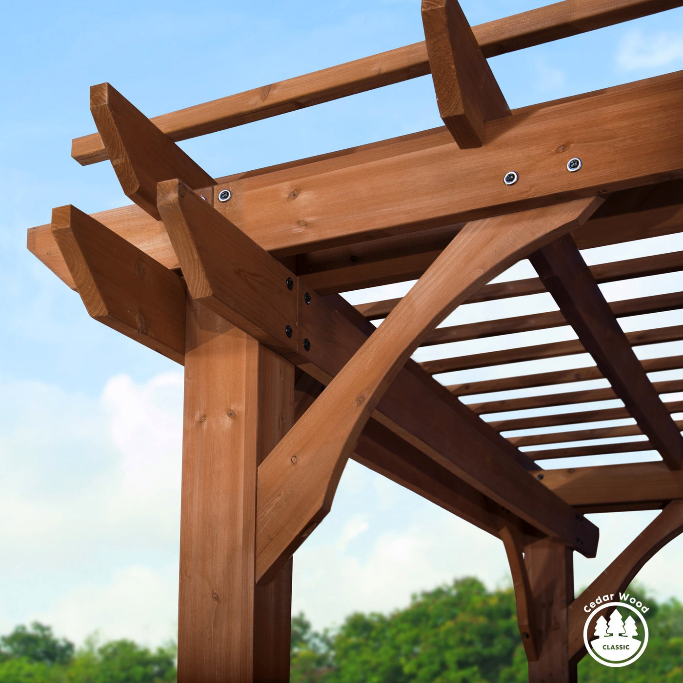 10X10 Beaumont Pergola - detail view 7