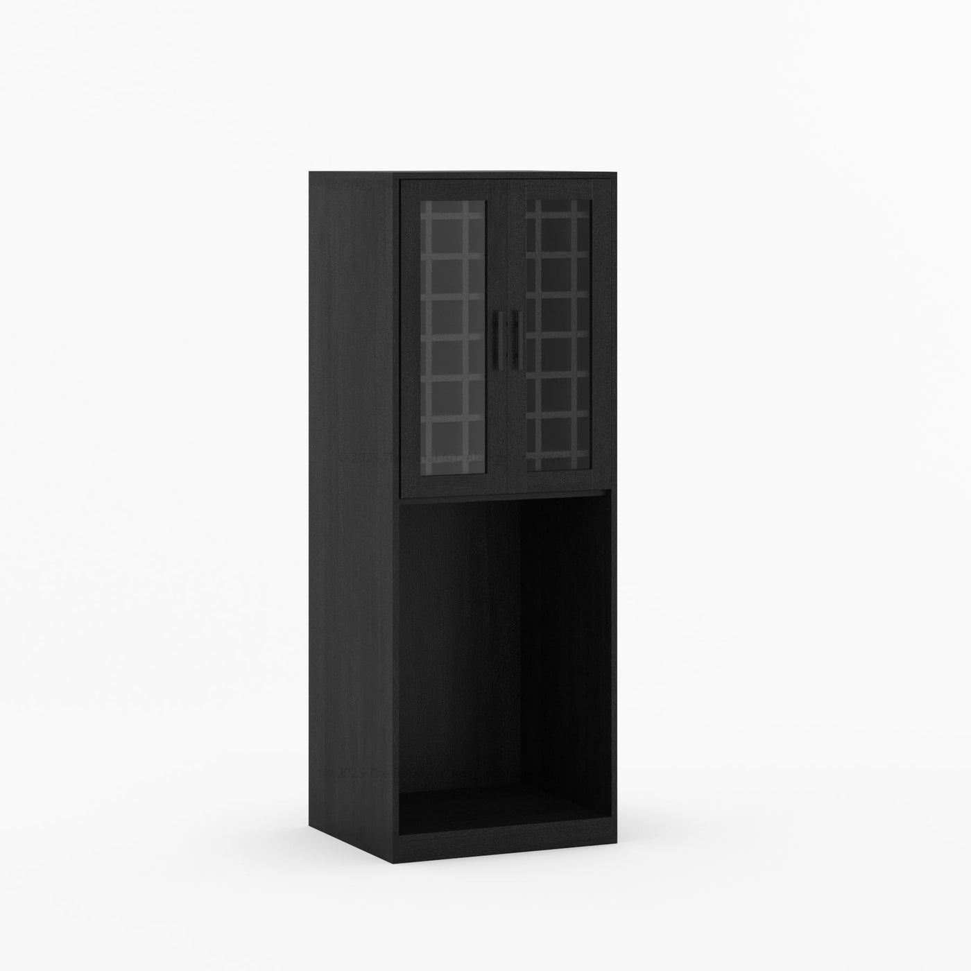 Brooklyn Solid Wood Wine Bar Cabinet with Mini Fridge Space - detail view 15