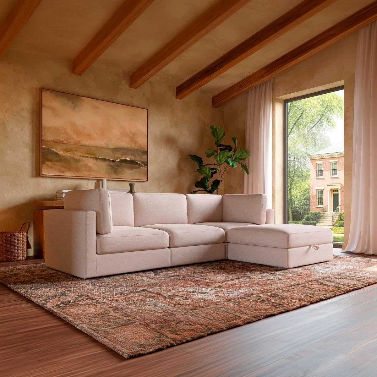 Haven 3 - Pc Modular Sofa with Ottoman - detail view 20