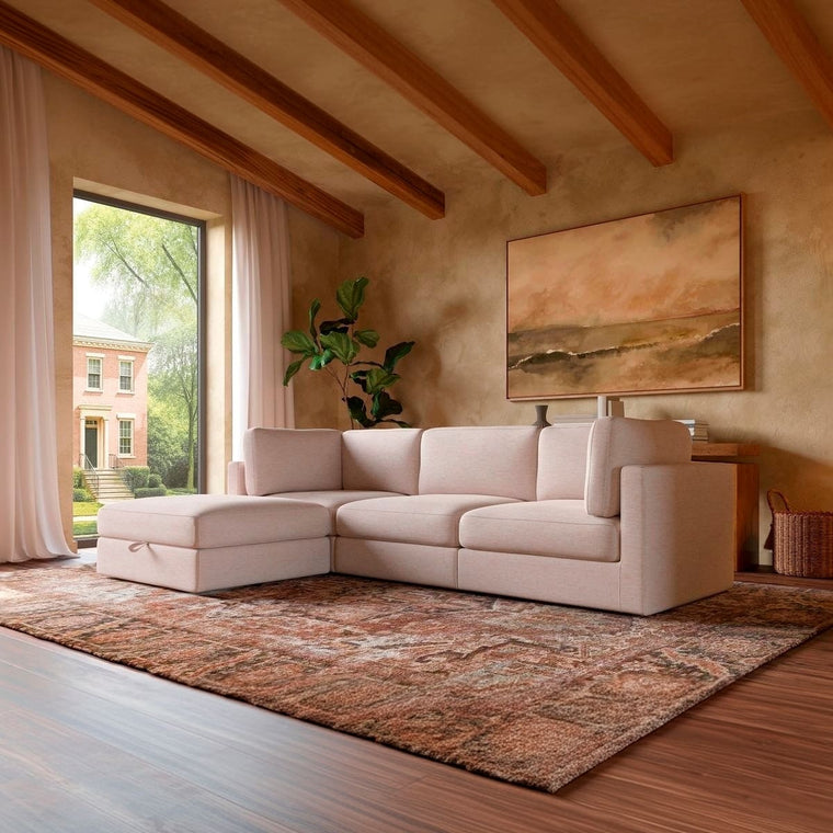 Haven 3 - Pc Modular Sofa with Ottoman