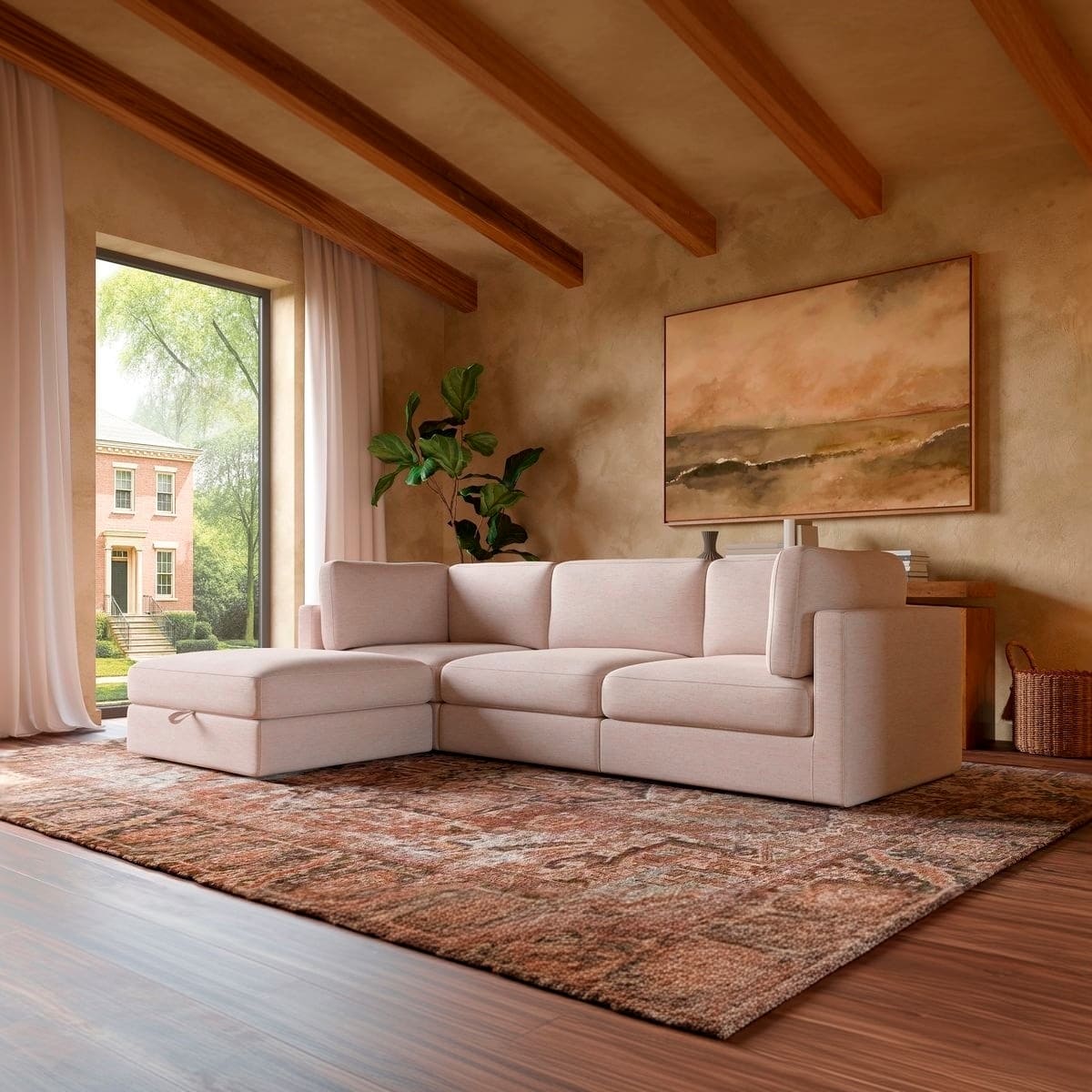 Haven 3 - Pc Modular Sofa with Ottoman