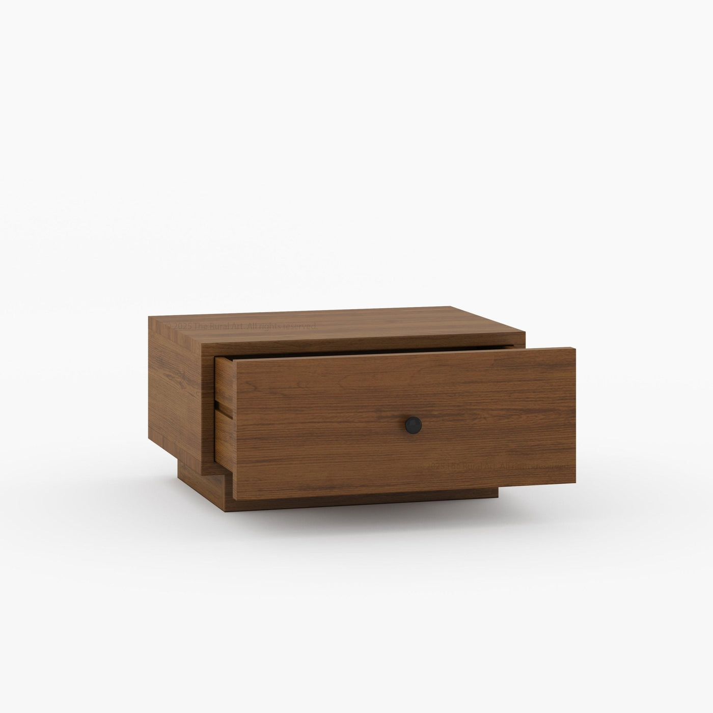 Sheffield Solid Wood Nightstand with Drawer Storage - detail view 3