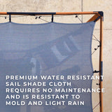 12X10 Brendan Sail Shade Pergola