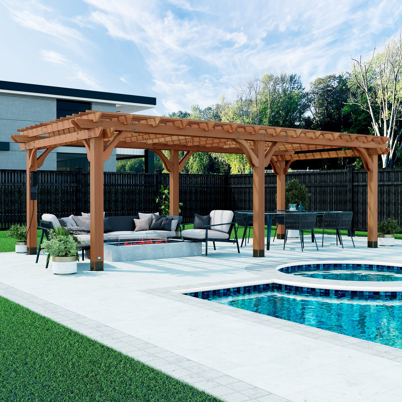 24X12 Beaumont Pergola