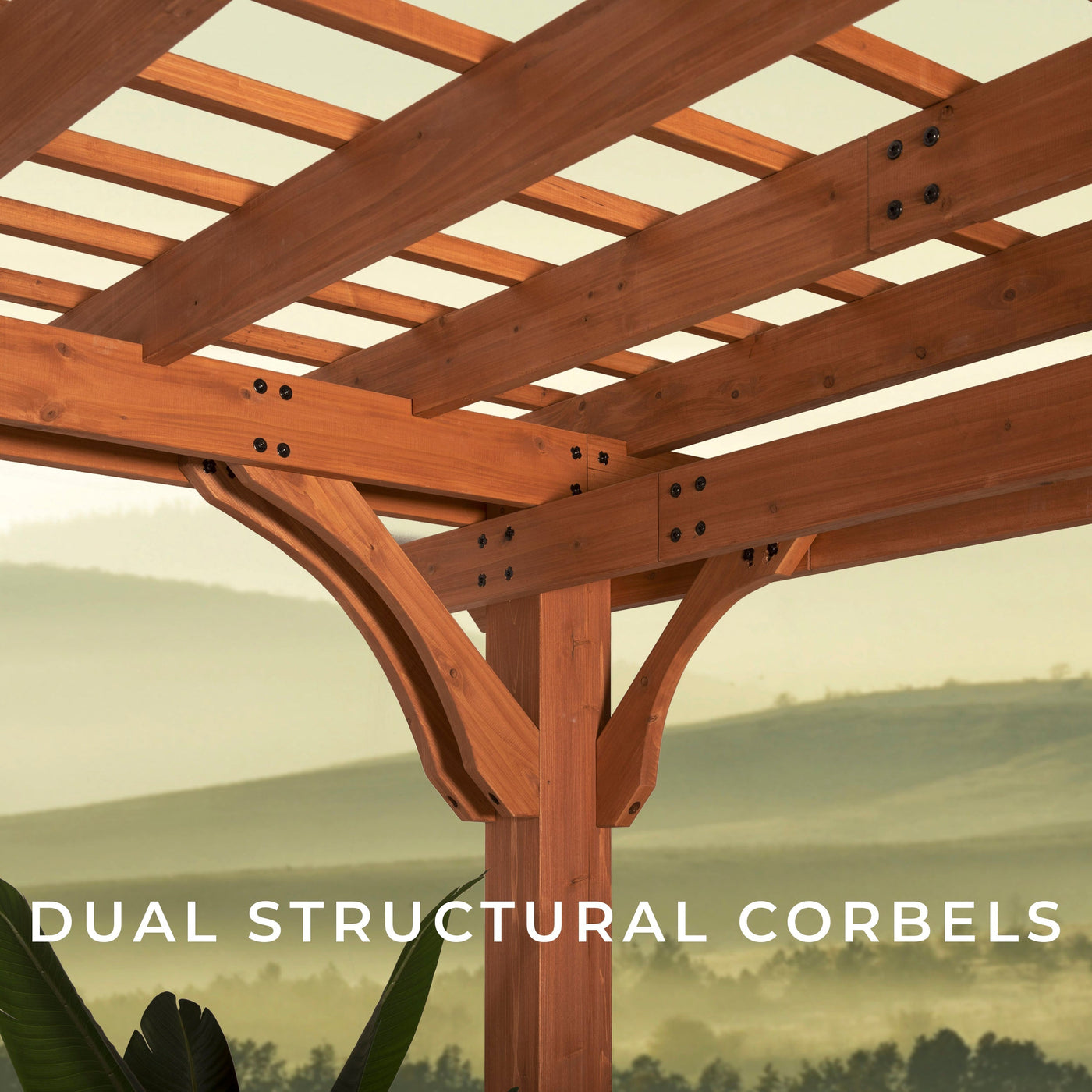 24X12 Beaumont Pergola - detail view 7