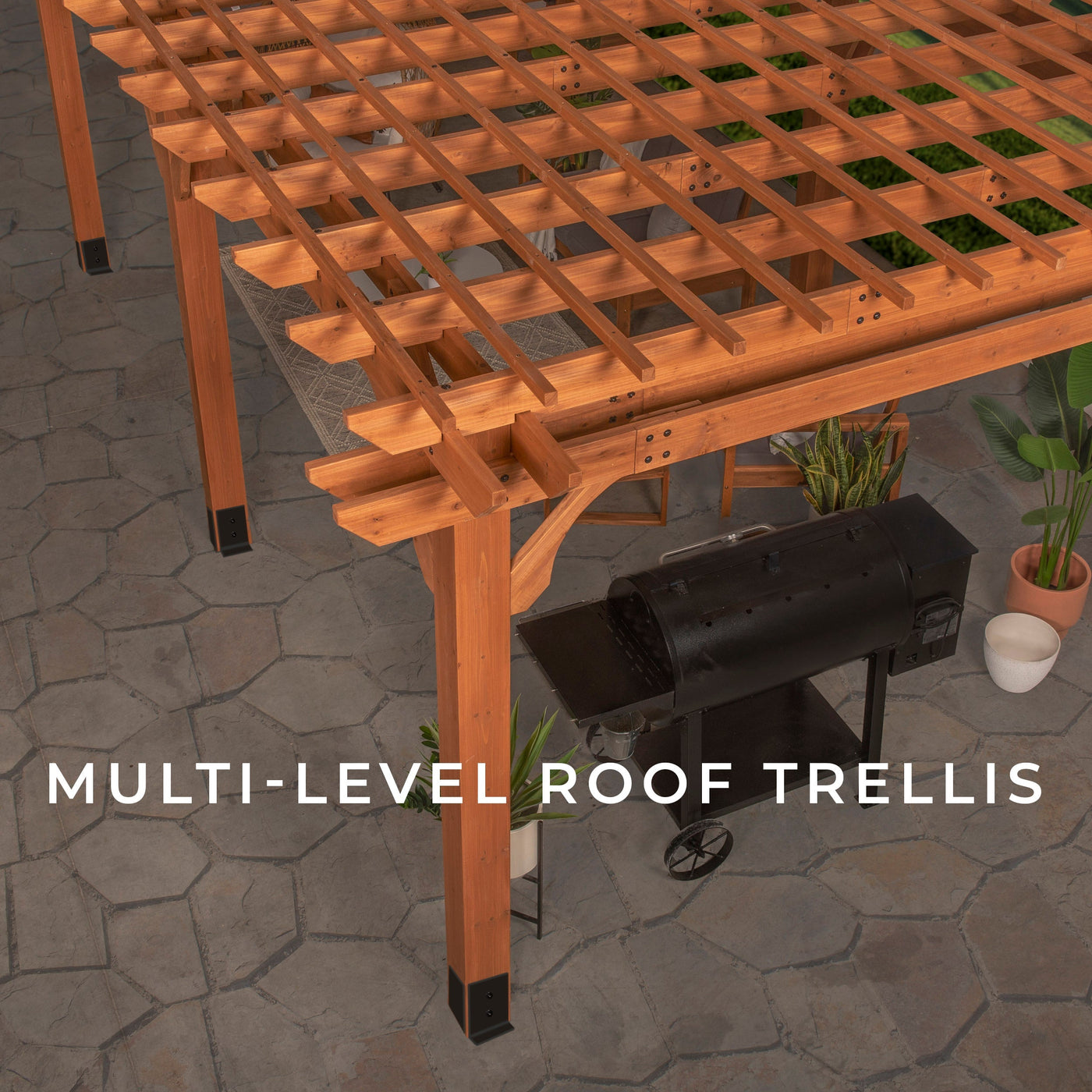 24X12 Beaumont Pergola - detail view 8