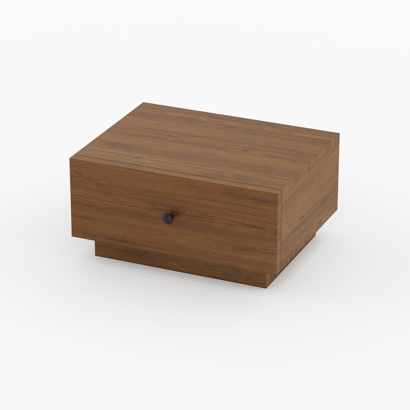 Sheffield Solid Wood Nightstand with Drawer Storage - detail view 6