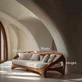 Organic Curved Sofa for Living Room Furniture