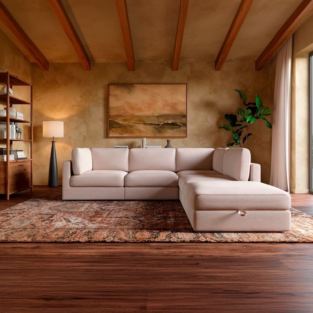 Haven 4 - Pc Modular Sofa with Ottoman - detail view 20