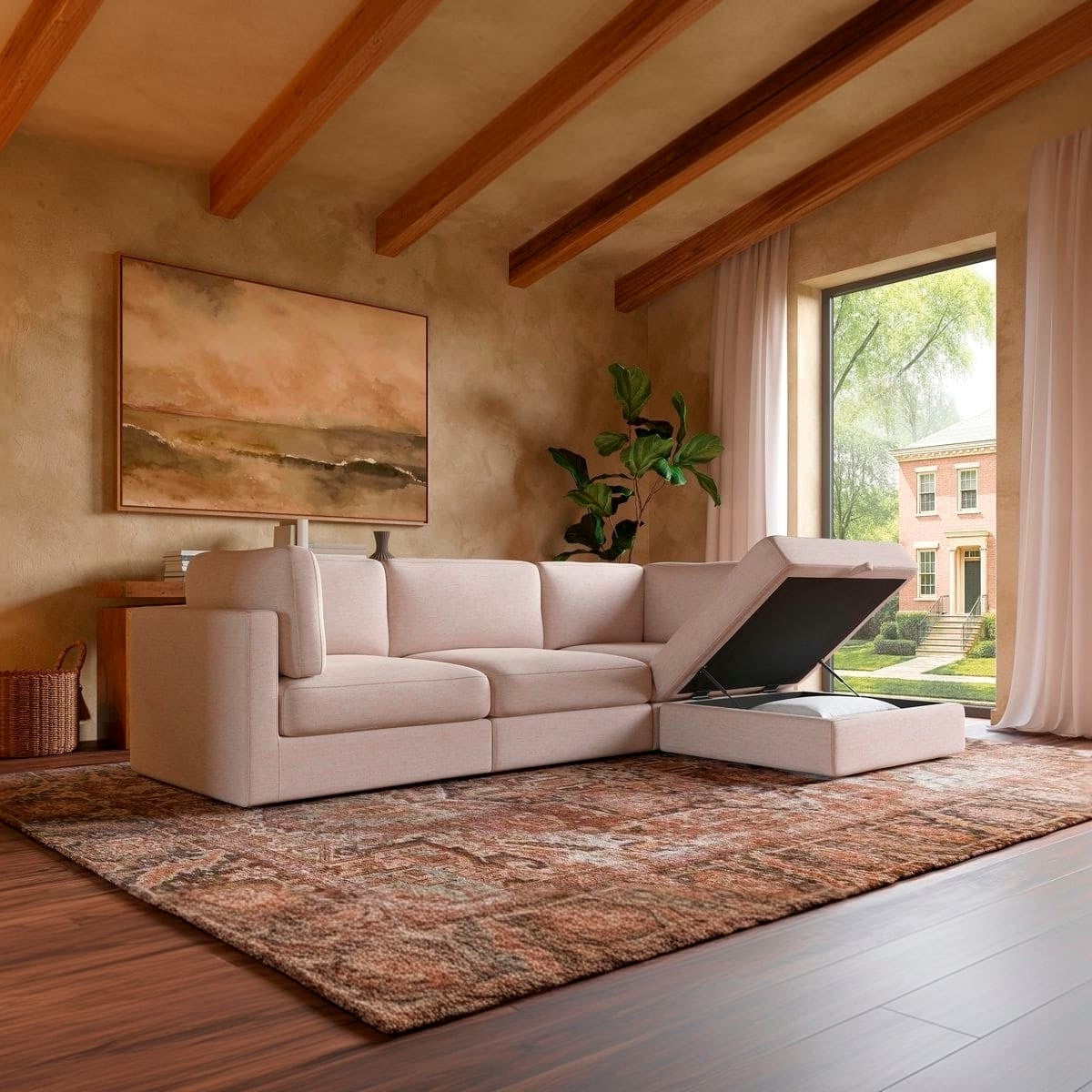 Haven 3 - Pc Modular Sofa with Ottoman - detail view 24
