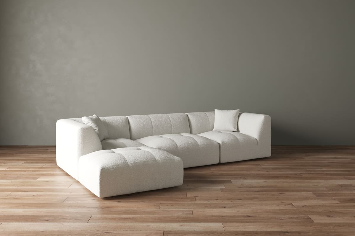 Moda 3 - Pc Modular Sofa with Ottoman - detail view 5