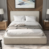 Noelle Storage Bed - Lift - Up Storage - Linen Fabric