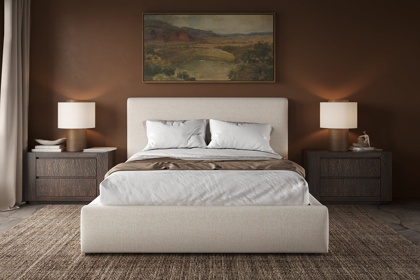 Noelle Storage Bed - Lift - Up Storage - Linen Fabric - detail view 11