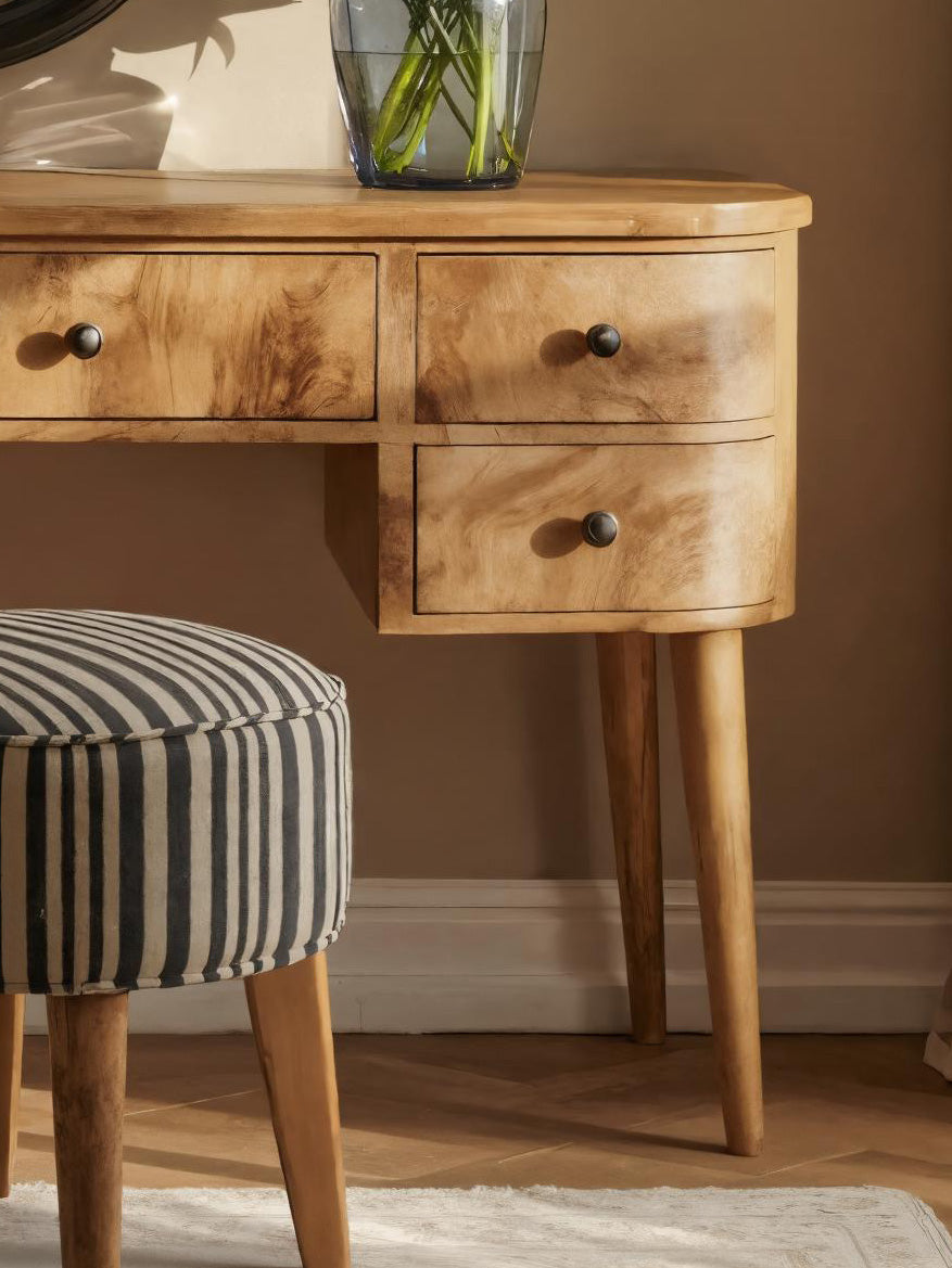 Handmade Vanity Table with Drawers for Bedroom - detail view 4