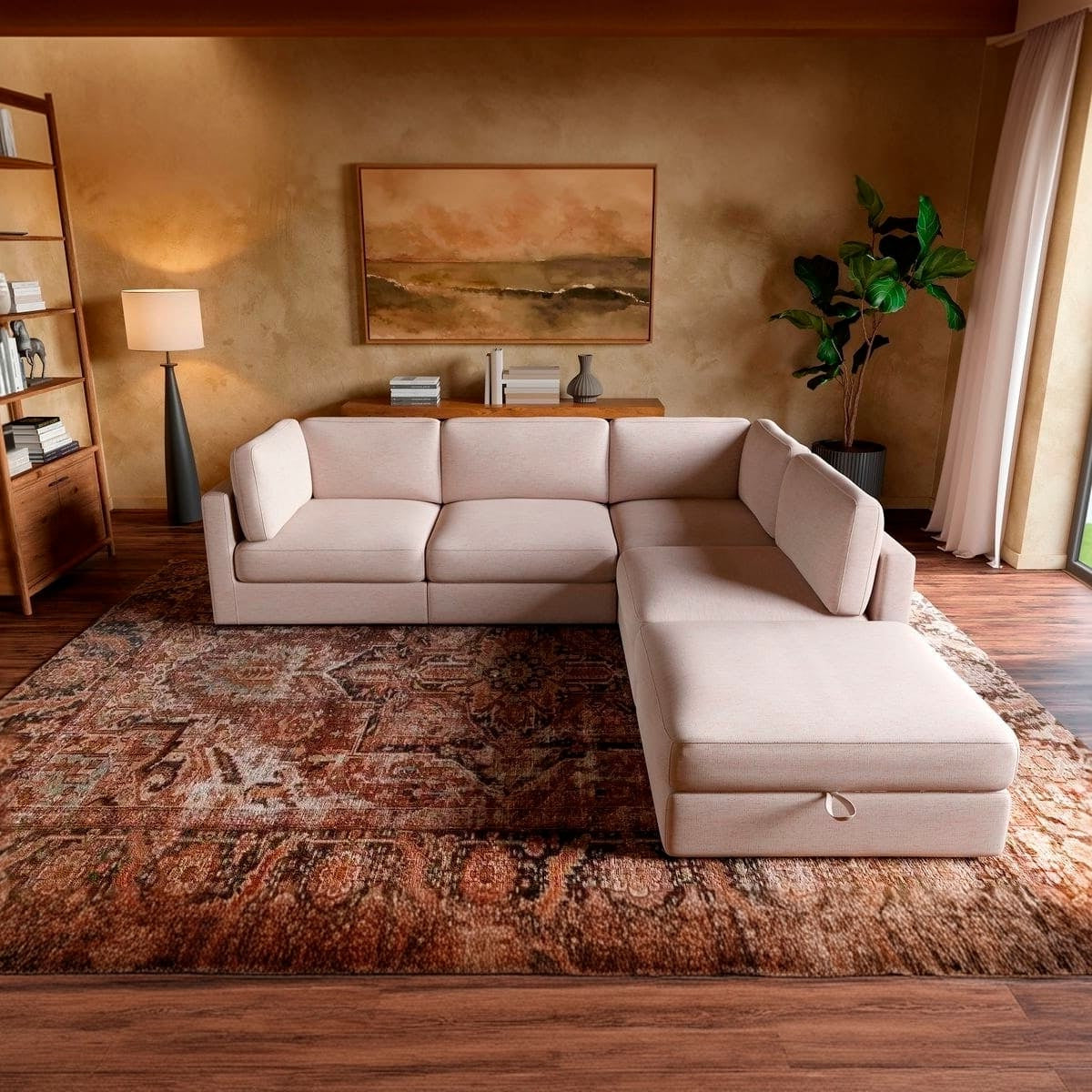 Haven 4 - Pc Modular Sofa with Ottoman - detail view 21