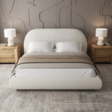 Stella Storage Bed - Boucle Contemporary