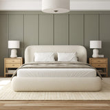 Chelsea Bed - Soft Rounded Upholstered Bed