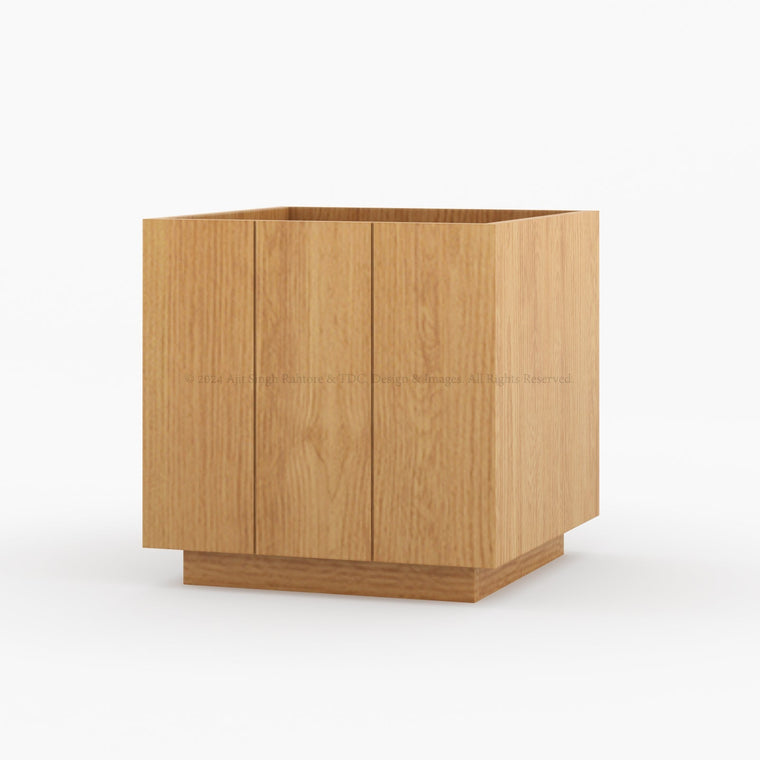Sierra Vista Nightstand - Premium Teak Wood with a Unique Design - alternate view