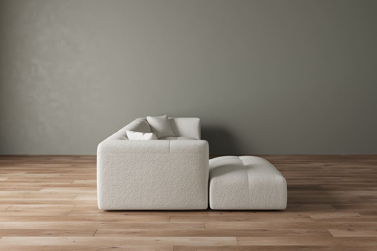 Moda 3 - Pc Modular Sofa with Ottoman - detail view 6