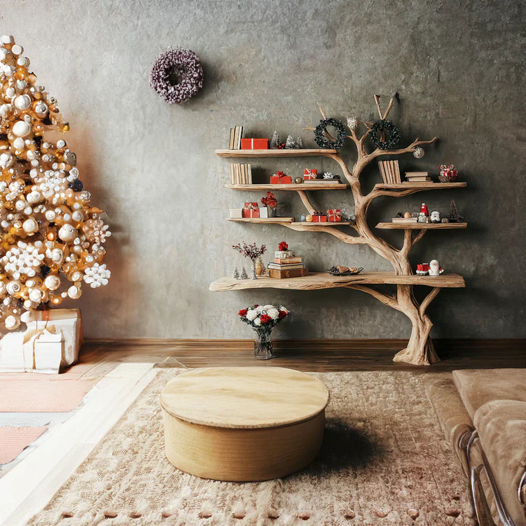 Tree Branch Shelf Xmas Driftwood Bookshelf Sinlcm003 - alternate view