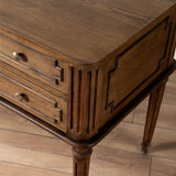 Herkimer Solid Wood Writing Desk Console Table