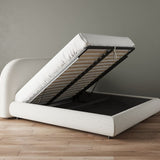 Stella Storage Bed - Boucle Contemporary