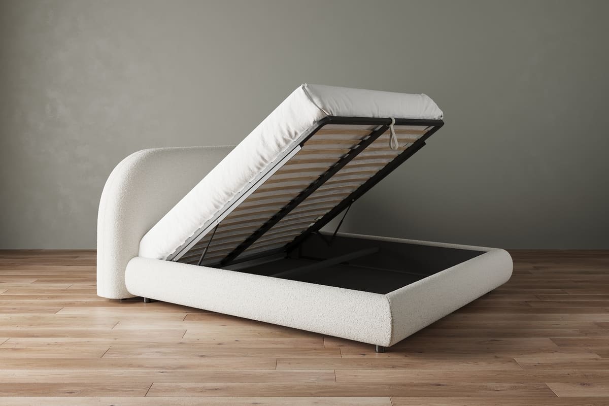 Stella Storage Bed - Boucle Contemporary - detail view 13