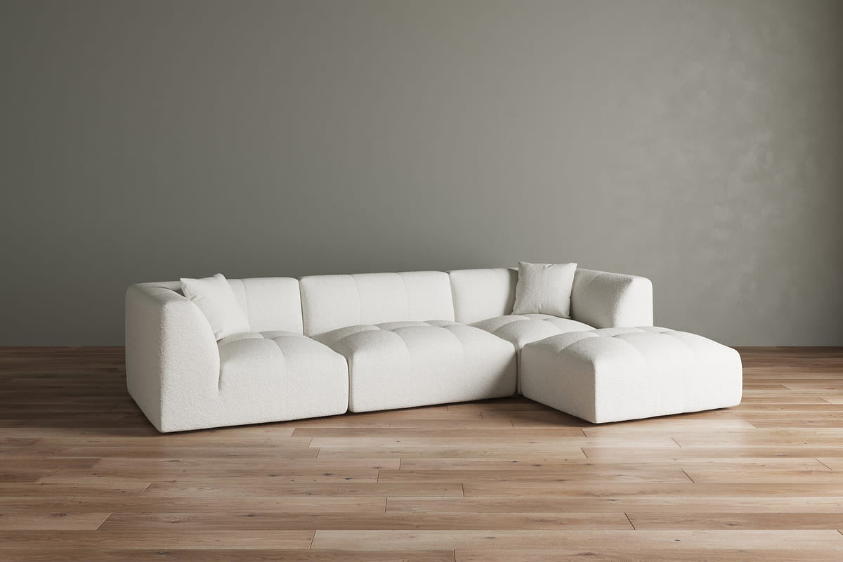 Moda 3 - Pc Modular Sofa with Ottoman - detail view 16