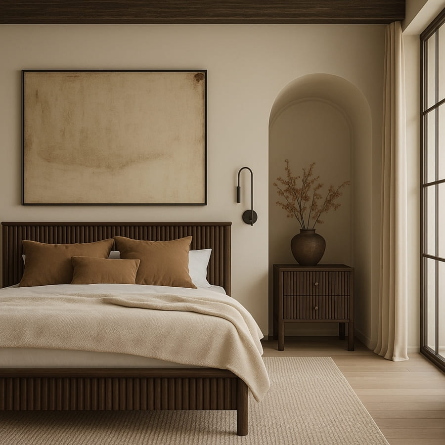 Kivo Solid Wood Bed - detail view 7