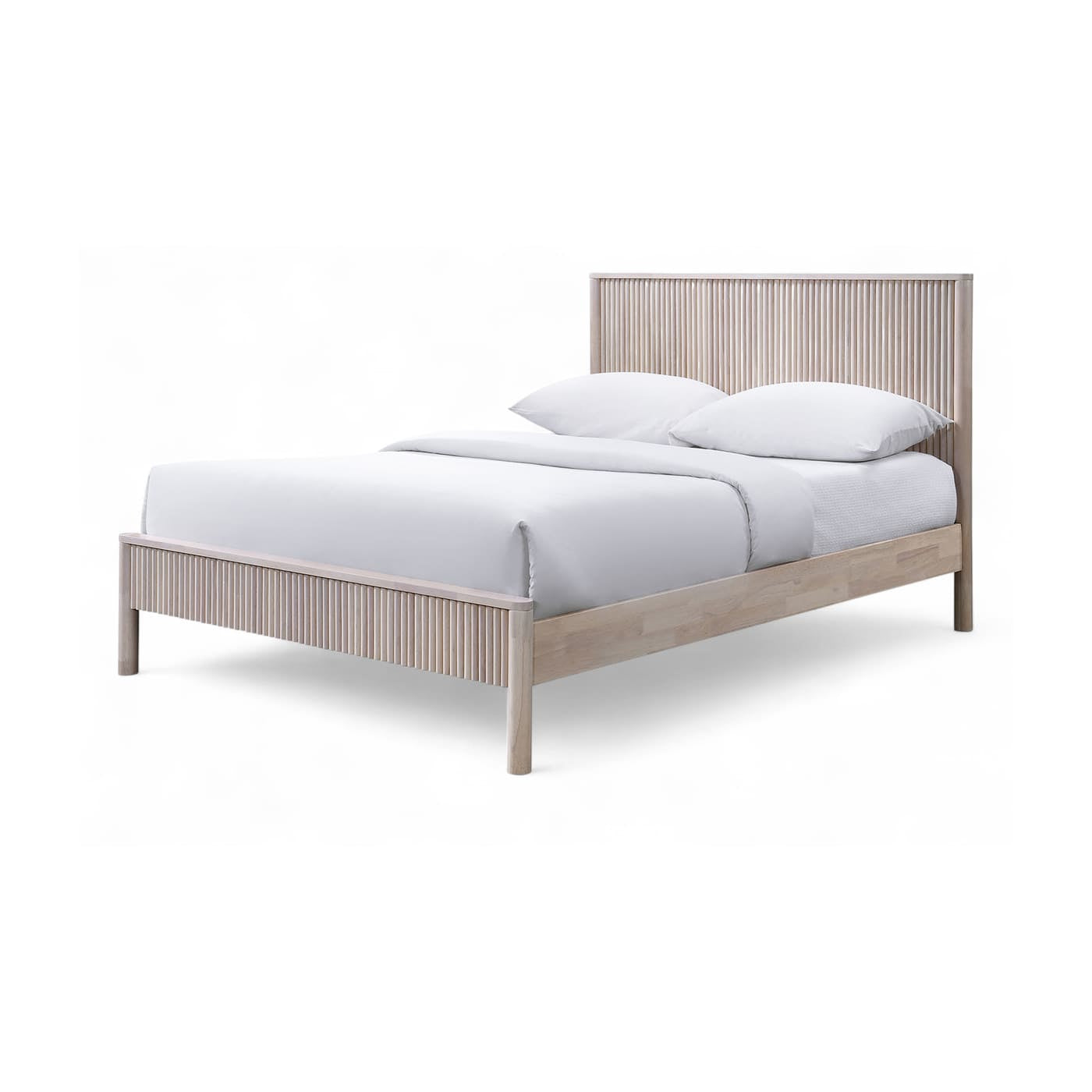 Kivo Solid Wood Bed - alternate view