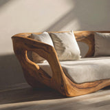 Modern Sculpted Sofa for Living Room Decor