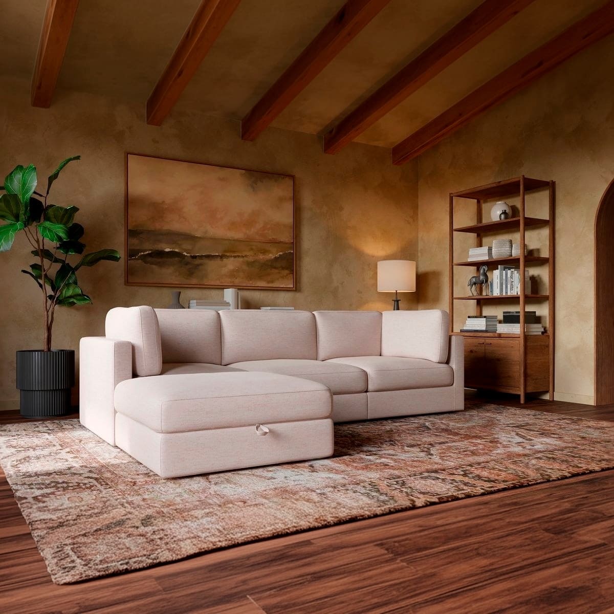Haven 3 - Pc Modular Sofa with Ottoman - detail view 4