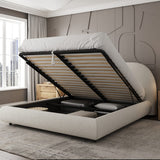 Stella Storage Bed - Boucle Contemporary
