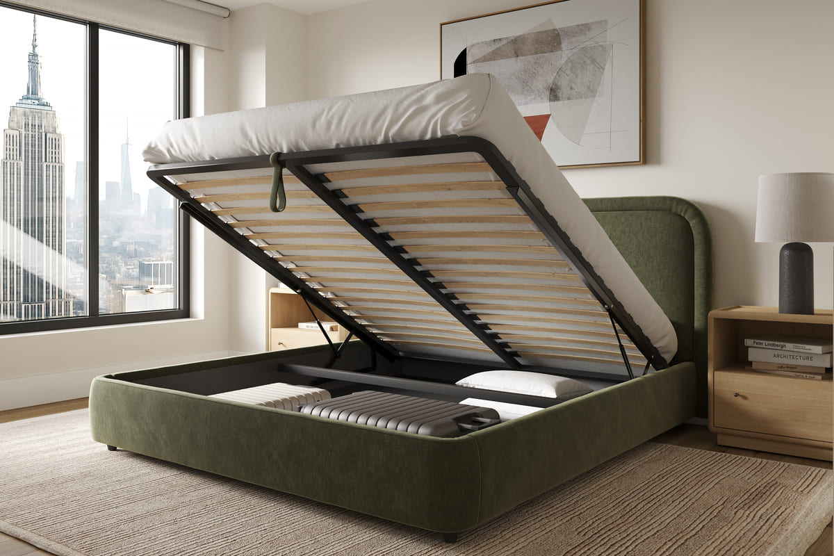 Aurora Storage Bed with Lift - Up Storage - detail view 24