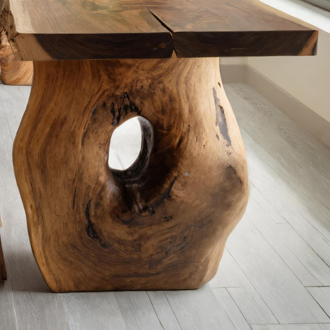 Modern Live Edge Dining Table for Dining Room - detail view 4