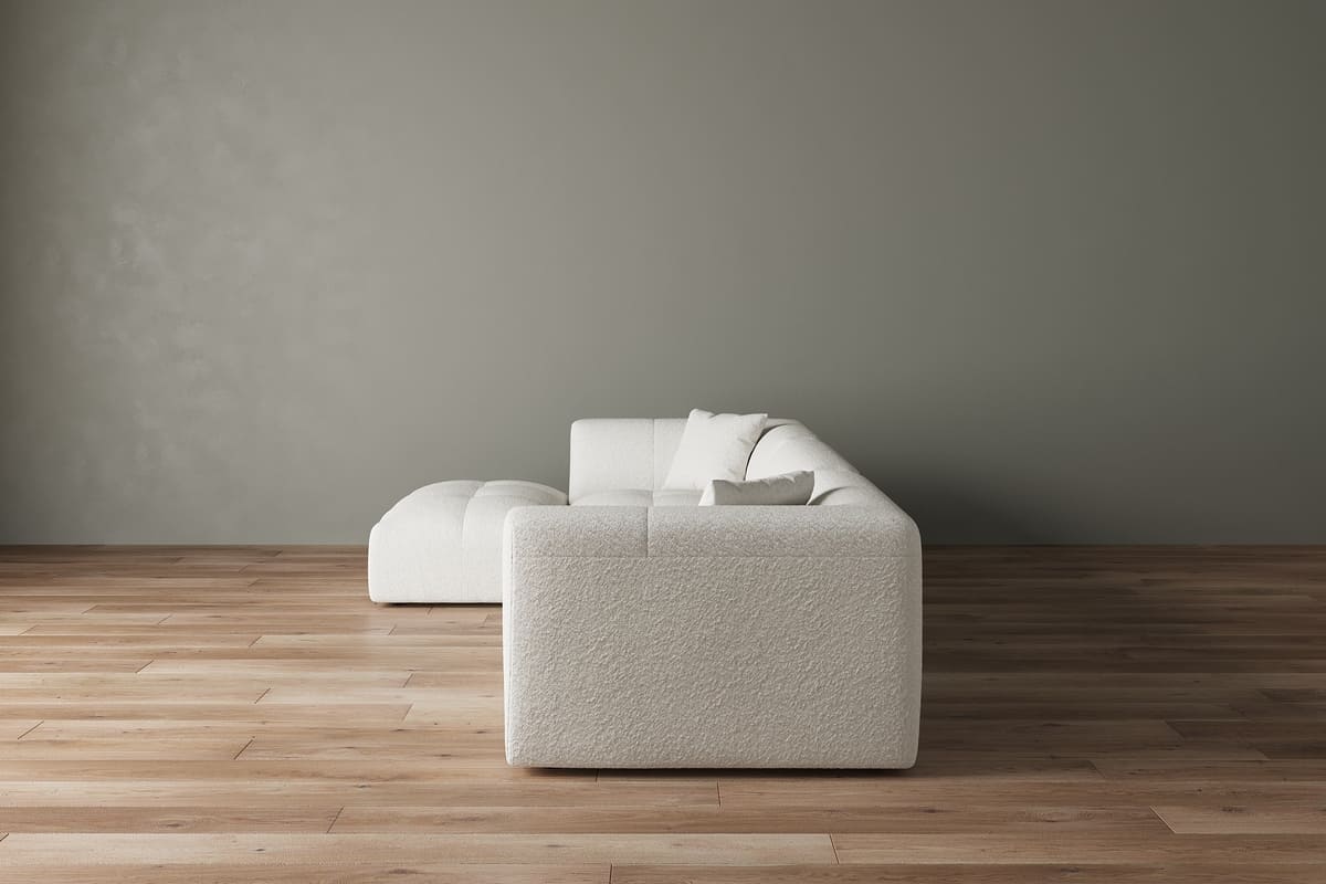 Moda 3 - Pc Modular Sofa with Ottoman - detail view 7