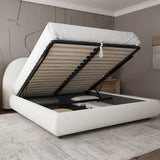 Stella Storage Bed - Boucle Contemporary