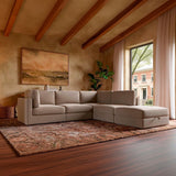 Haven 4 - Pc Modular Sofa with Ottoman