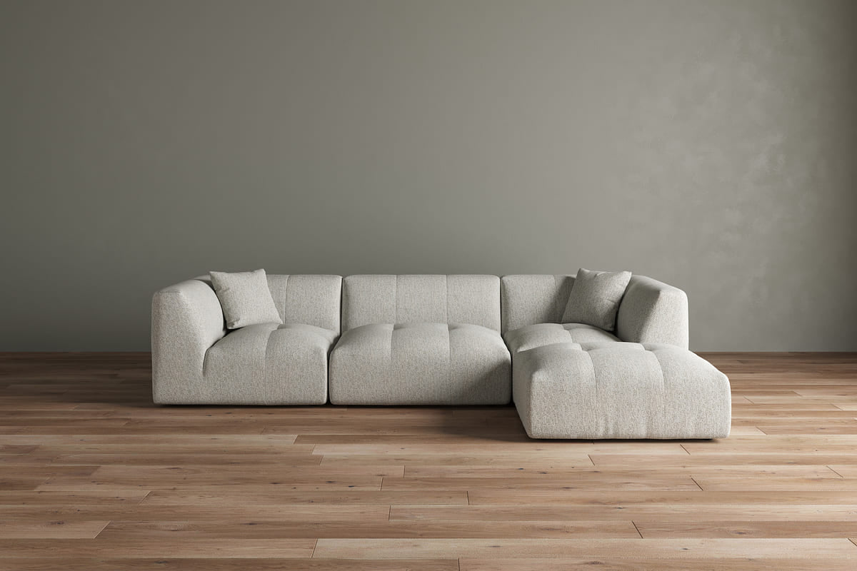 Moda 3 - Pc Modular Sofa with Ottoman - detail view 36