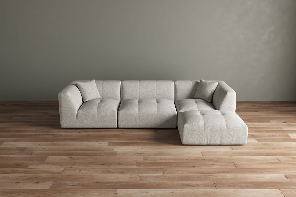 Moda 3 - Pc Modular Sofa with Ottoman - detail view 37