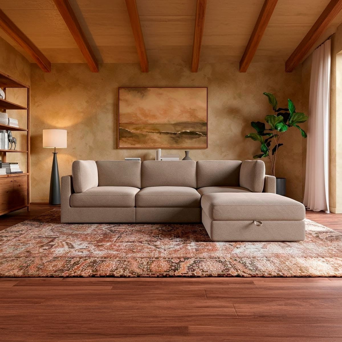 Haven 3 - Pc Modular Sofa with Ottoman - detail view 61