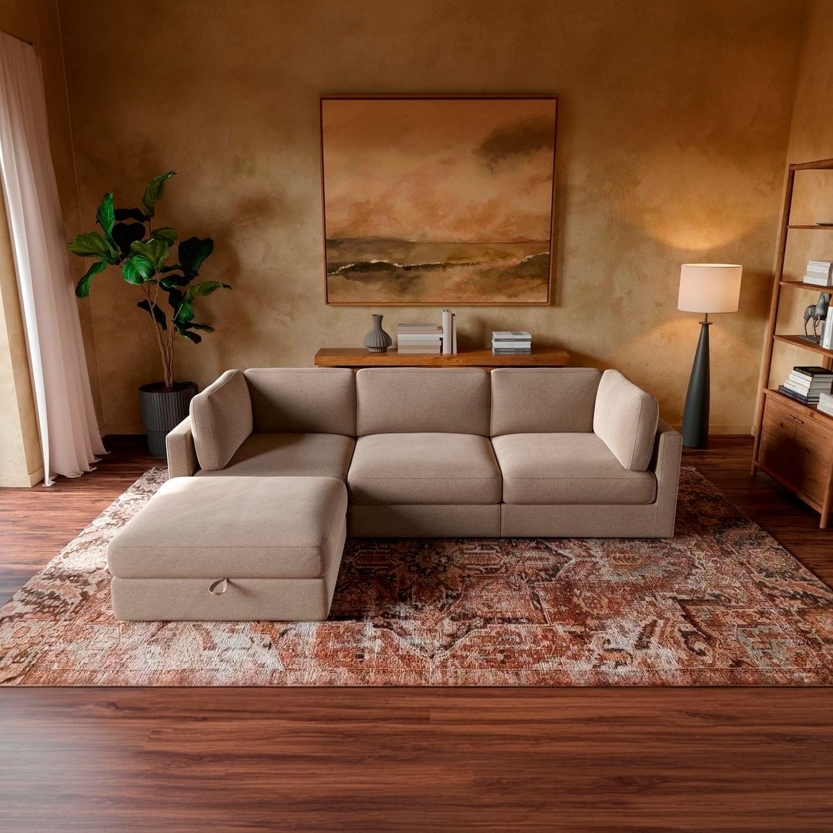 Haven 3 - Pc Modular Sofa with Ottoman - detail view 42