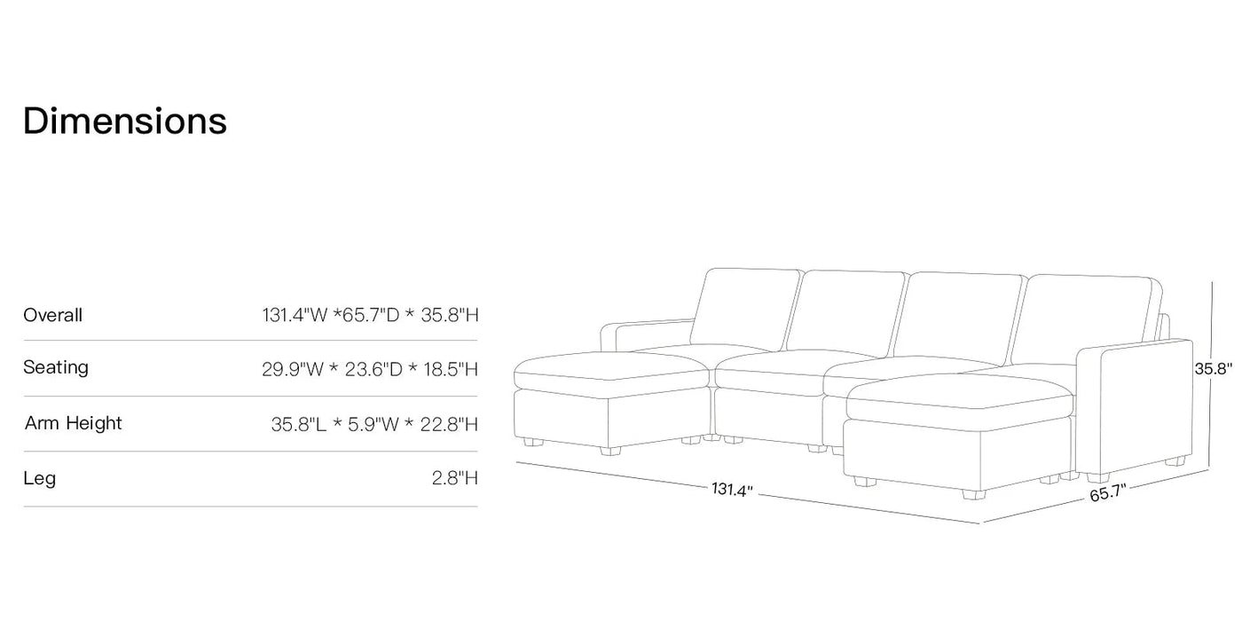 Sofinity U - Sectional - detail view 10